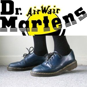 Dr. Martens 3-Eye Oxfords- Navy Blue